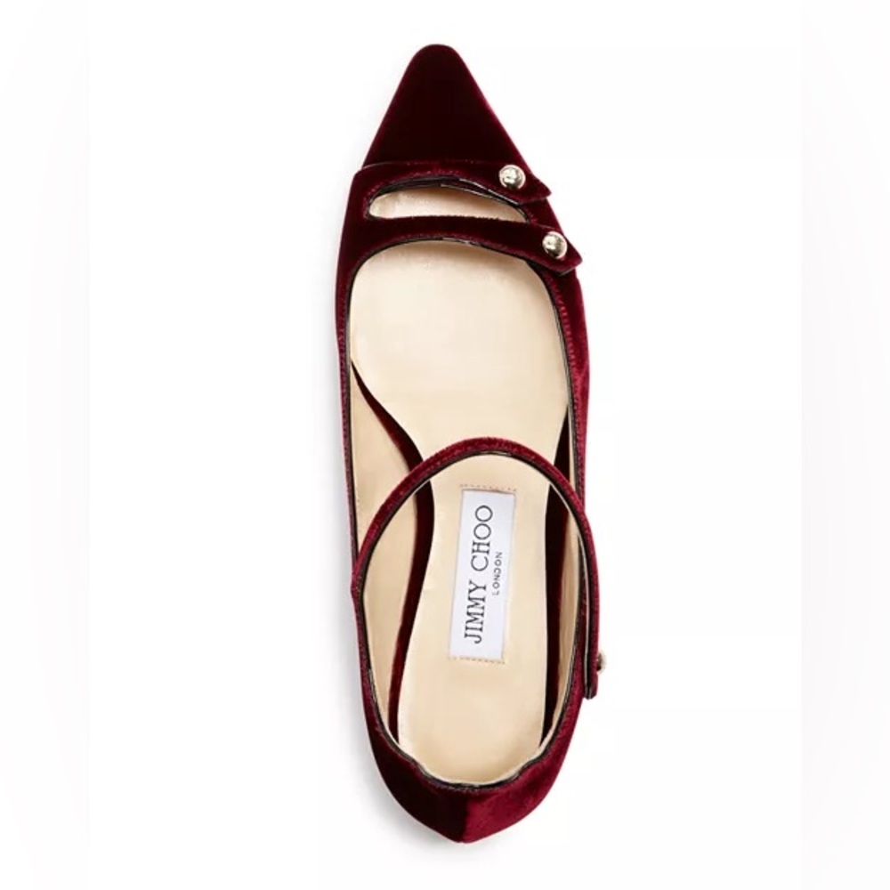 Jimmy Choo Women's Layton Mary Jane Flats size 37 - Picture 3 of 6